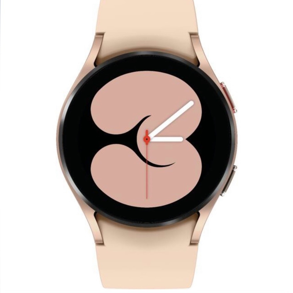 Samsung Galaxy Watch4 with Pink Gold Strap